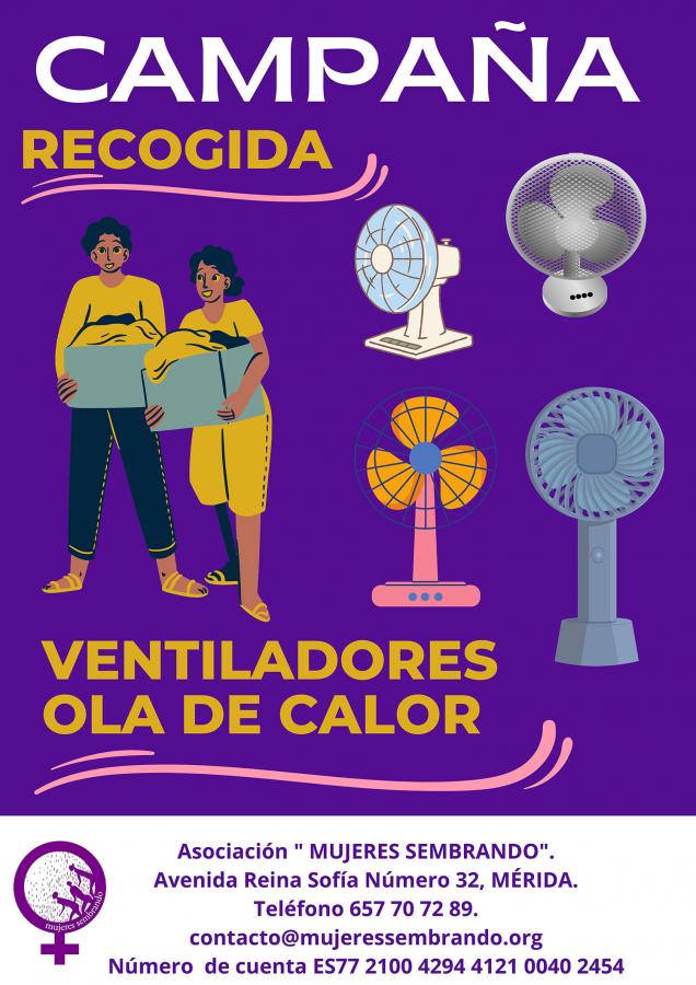 Campaña de recogida de calzado de verano y ventiladores