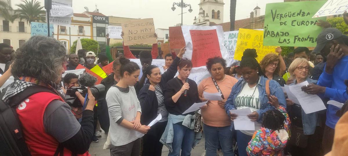 Manifestación del 6 de Abril contra El Pacto 