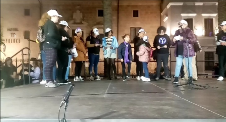 Participación en el 8M del 2023 en Mérida